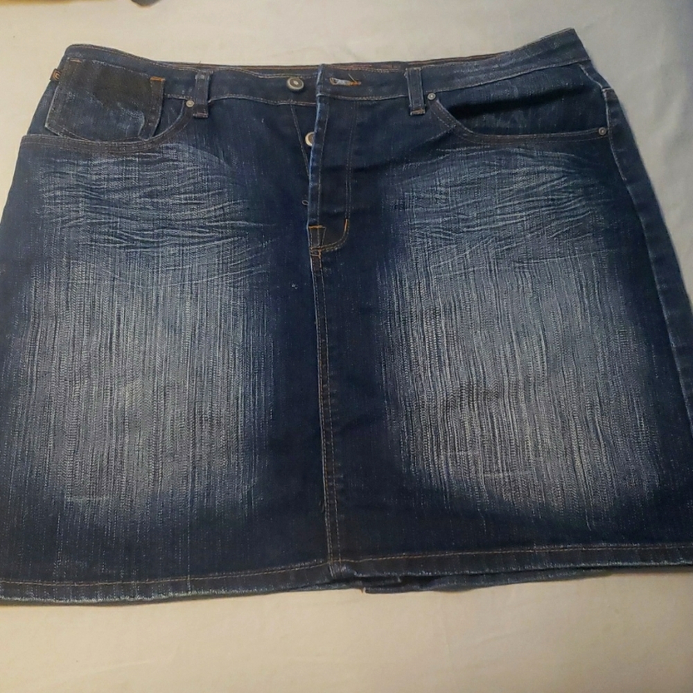 Skirt, blue jean, size 19/20, women's junior's